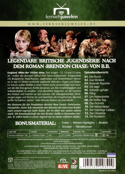 Produktbild: Im Schatten der Eule (Brendon Chase) - Die komplette Serie in 13 Teilen (Fernsehjuwelen) [2 DVDs]