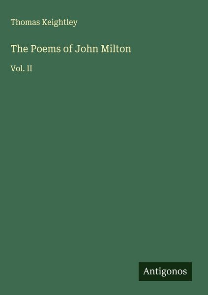 Produktbild: The Poems of John Milton