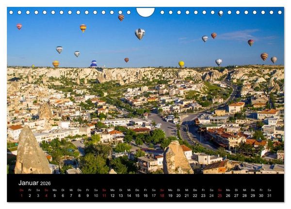 Produktbild: T&uuml;rkei - fantastisches Kappadokien (Wandkalender 2026 DIN A4 quer), CALVENDO Monatskalender
