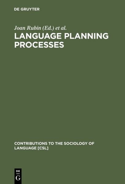 Produktbild: Language Planning Processes