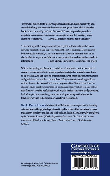 Produktbild: Structure and Improvisation in Creative Teaching