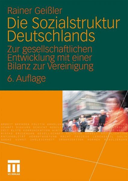 Produktbild: Die Sozialstruktur Deutschlands