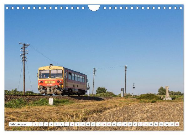 Produktbild: Eisenbahn in Ungarn (Wandkalender 2026 DIN A4 quer), CALVENDO Monatskalender