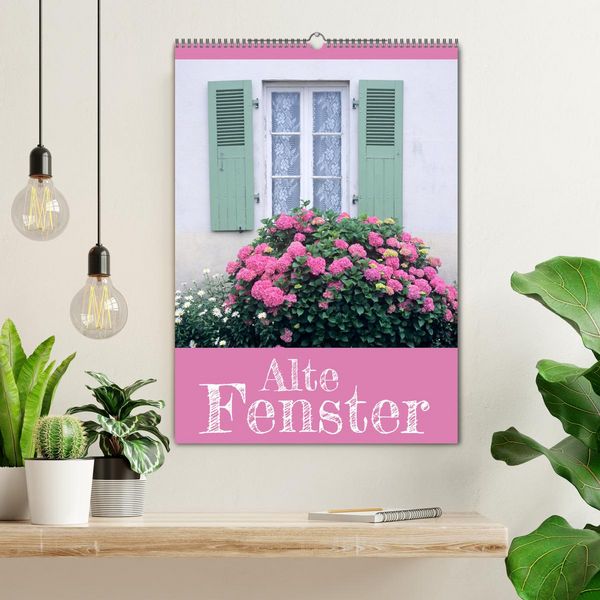 Produktbild: Alte Fenster (Wandkalender 2026 DIN A2 hoch), CALVENDO Monatskalender