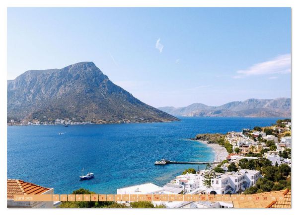 Produktbild: Kalymnos. Griechische Inselsch&ouml;nheit im Herzen des Dodekanes (Wandkalender 2026 DIN A2 quer), CALVENDO Monatskalender