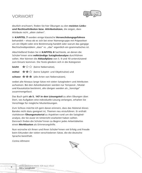 Produktbild: 100 x Satzglieder