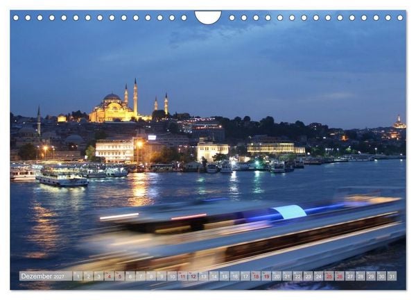 Produktbild: Moscheen in Istanbul. Rund um die Hagia Sophia (Wandkalender 2027 DIN A4 quer), CALVENDO Monatskalender