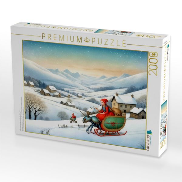 Produktbild: CALVENDO Puzzle Der Feiertagsfestschlittenkufenk&auml;fer | 2000 Teile Lege-Gr&ouml;&szlig;e 90x67cm Foto-Puzzle f&uuml;r gl&uuml;ckliche Stunden