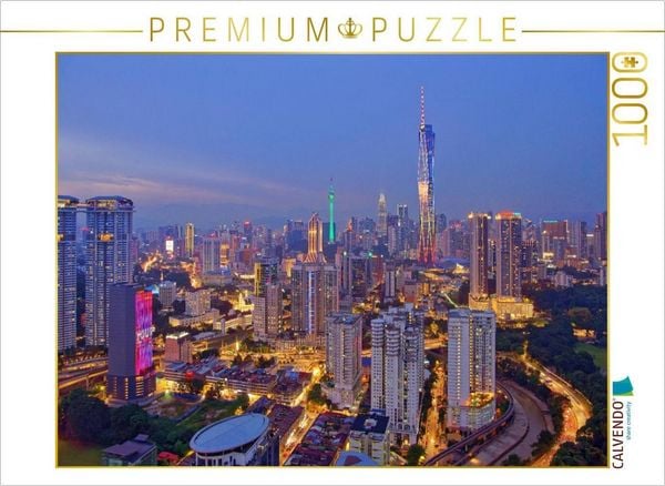 CALVENDO Puzzle Sentral, Kuala Lumpur | 1000 Teile Lege-Größe 64 × 48 cm Foto-Puzzle für glückliche Stunden