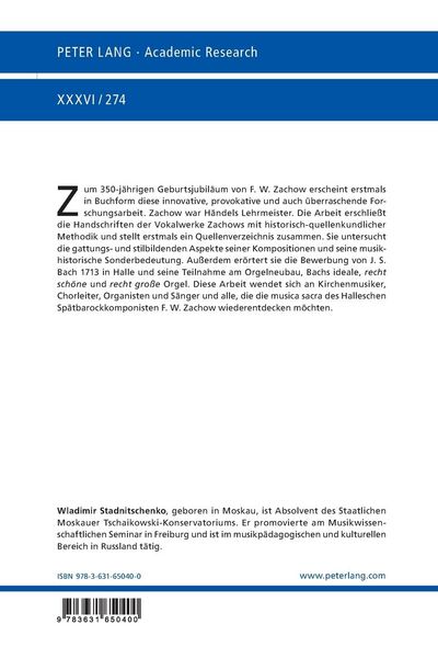 Produktbild: Zachows Kantaten