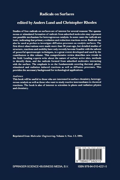Produktbild: Radicals on Surfaces