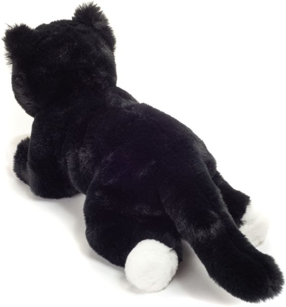 Produktbild: Teddy Hermann 91835 - Schlenkerkatze schwarz, Stofftier, Pl&uuml;schtier, 30 cm