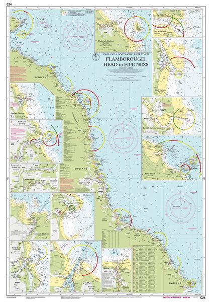 Produktbild: C24 Flamborough Head to Fife Ness, Imray Chart