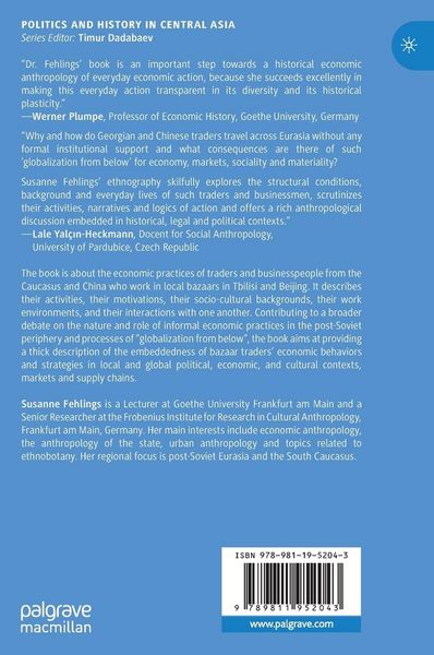 Produktbild: Traders, Informal Trade and Markets between the Caucasus and China