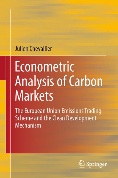 Produktbild: Econometric Analysis of Carbon Markets