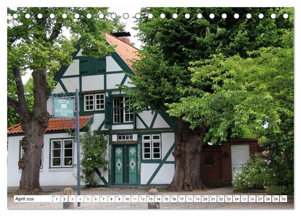 Produktbild: Wedel - Ein Spaziergang (Tischkalender 2026 DIN A5 quer), CALVENDO Monatskalender