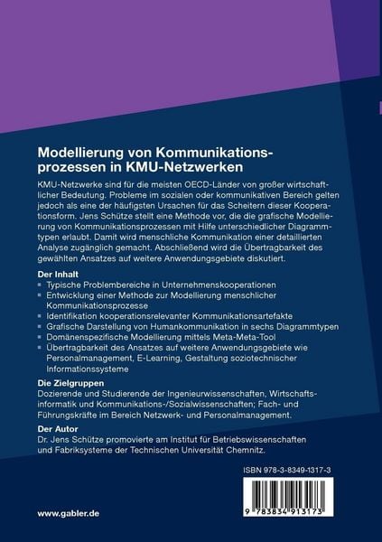 Produktbild: Modellierung von Kommunikationsprozessen in KMU-Netzwerken