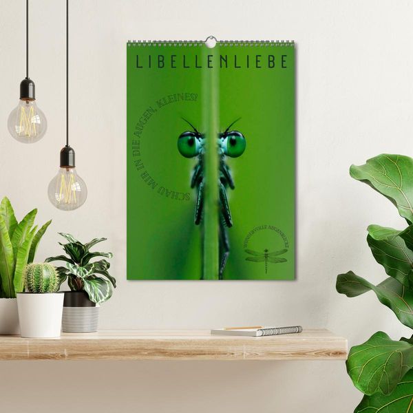 Produktbild: LibellenLiebe - Schau mir in die Augen, Kleines! (Wandkalender 2026 DIN A3 hoch), CALVENDO Monatskalender
