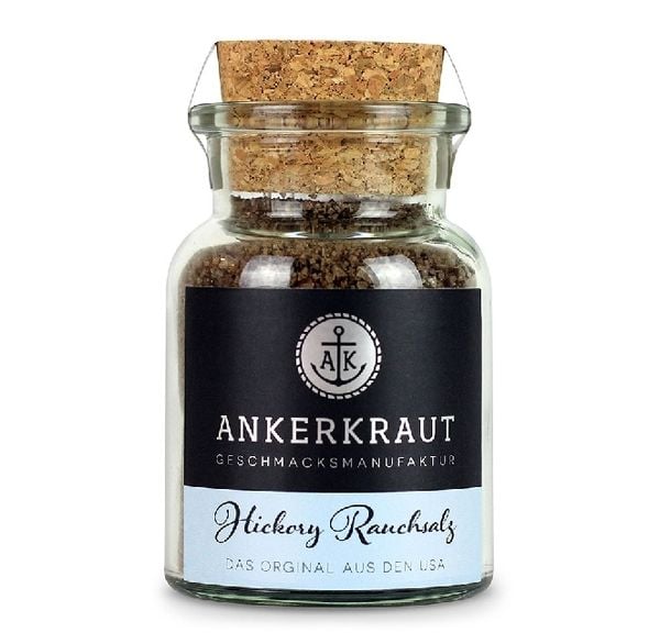 Ankerkraut Hickory Rauchsalz, Korkenglas