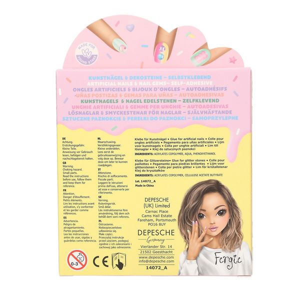 Produktbild: TOPModel Kunstn&auml;gel und Dekosteine Set CANDY GLAM