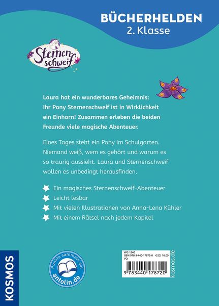 Produktbild: Sternenschweif, Bücherhelden 2. Klasse, Ein Einhorn in der Schule