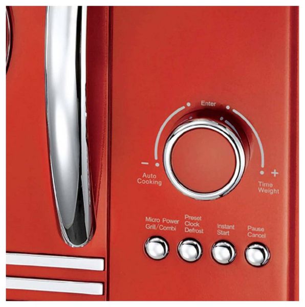 Produktbild: Melissa 16330129 Mikrowelle Chrom, Rot