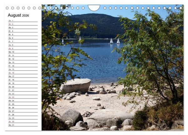 Produktbild: S&uuml;dschwarzwald - Impressionen (Wandkalender 2026 DIN A4 quer), CALVENDO Monatskalender