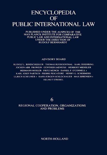 Produktbild: Regional Cooperation, Organizations and Problems