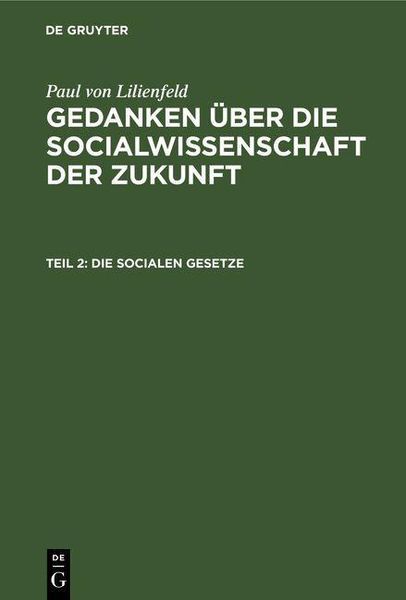 Produktbild: Die socialen Gesetze