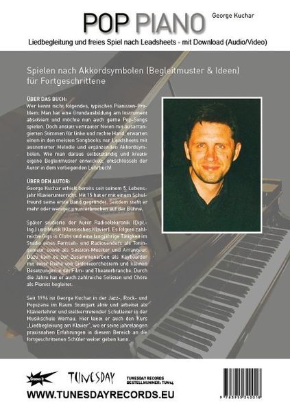 Produktbild: Pop Piano - Liedbegleitung und freies Spiel nach Leadsheets - mit CD+ (Audio/Video)
