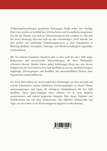 Produktbild: Game Changing Ideas für Gefährdungsanalysen psychischer Belastungen