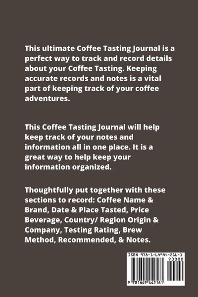 Produktbild: Coffee Tasting Journal