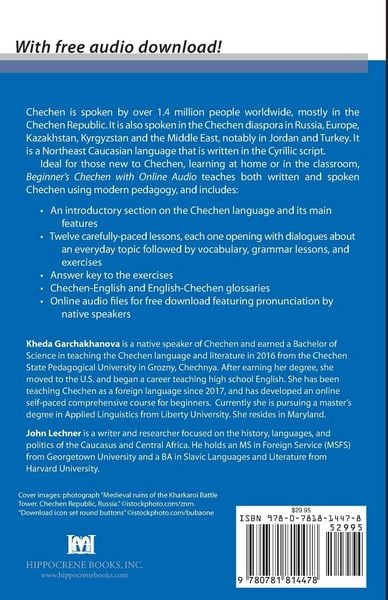 Produktbild: Beginner's Chechen with Online Audio