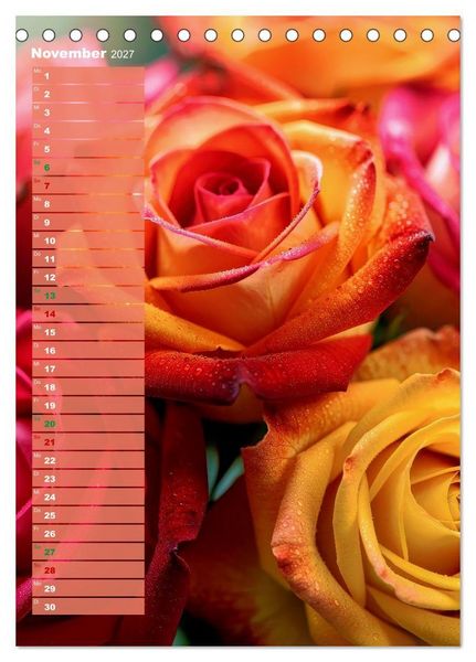 Produktbild: Bunte Augenblicke (Tischkalender 2027 DIN A5 hoch), CALVENDO Monatskalender