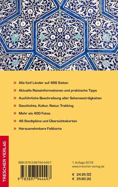 Produktbild: TRESCHER Reiseführer Zentralasien