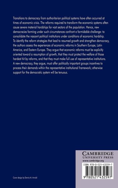 Produktbild: Economic Reforms in New Democracies