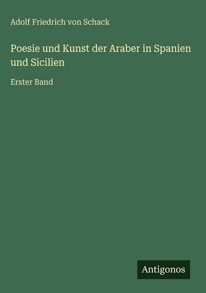 Produktbild: Poesie und Kunst der Araber in Spanien und Sicilien