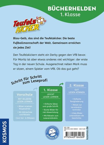 Produktbild: Teufelskicker, Bücherhelden 1. Klasse, Wer wagt, gewinnt