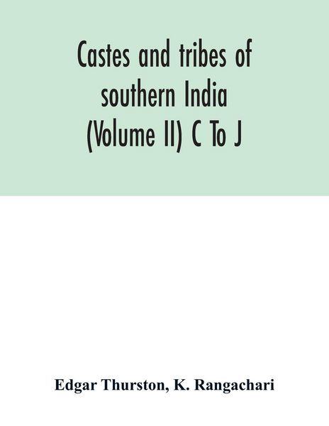 Produktbild: Castes and tribes of southern India (Volume II) C To J