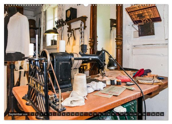Produktbild: Traditionelles Handwerk, Werkst&auml;tten und Werkb&auml;nke im Focus (Wandkalender 2026 DIN A2 quer), CALVENDO Monatskalender