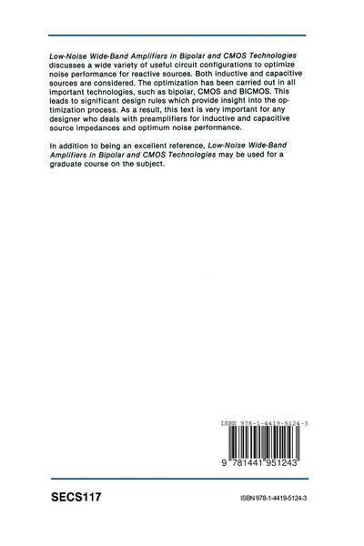 Produktbild: Low-Noise Wide-Band Amplifiers in Bipolar and CMOS Technologies