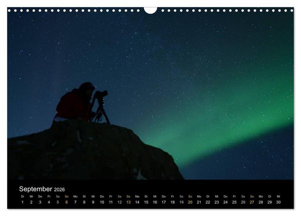 Produktbild: Magische N&auml;chte - POLARLICHT (Wandkalender 2026 DIN A3 quer), CALVENDO Monatskalender