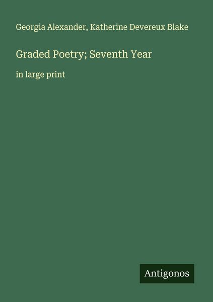 Produktbild: Graded Poetry; Seventh Year
