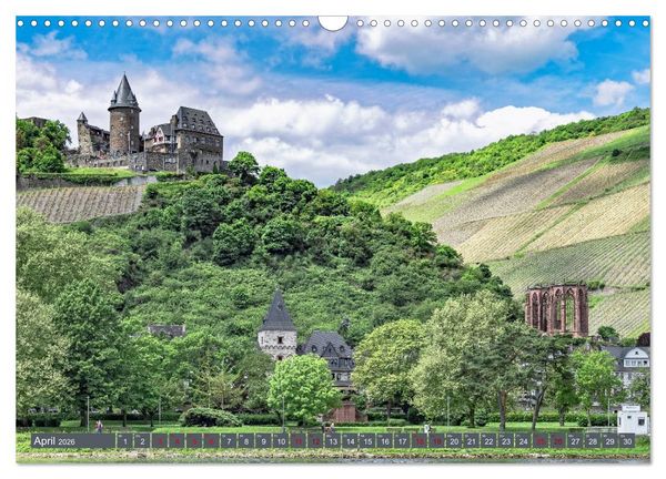Produktbild: Burgen der Rheinromantik (Wandkalender 2026 DIN A3 quer), CALVENDO Monatskalender