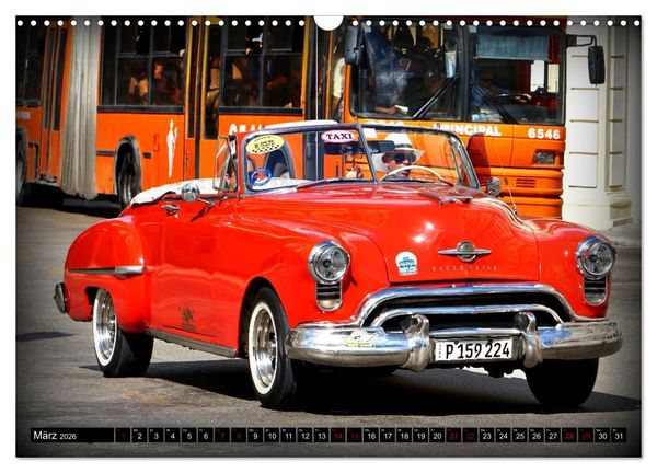 Produktbild: Best of Oldsmobile - Ein Cabrio Klassiker in Kuba (Wandkalender 2026 DIN A3 quer), CALVENDO Monatskalender