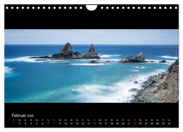 Produktbild: La Gomera - Kanarisches Naturparadies (Wandkalender 2026 DIN A4 quer), CALVENDO Monatskalender