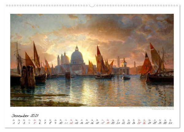 Produktbild: Venedig - Gem&auml;lde aus drei Jahrhunderten. Kunstkalender (hochwertiger Premium Wandkalender 2027 DIN A2 quer), Kunstdruck in Hochglanz