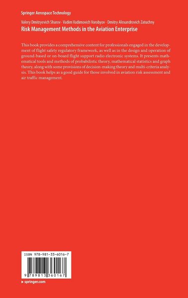 Produktbild: Risk Management Methods in the Aviation Enterprise