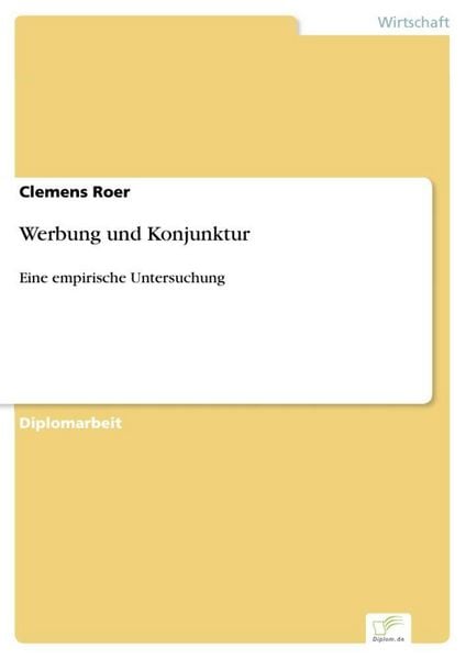 Produktbild: Werbung und Konjunktur
