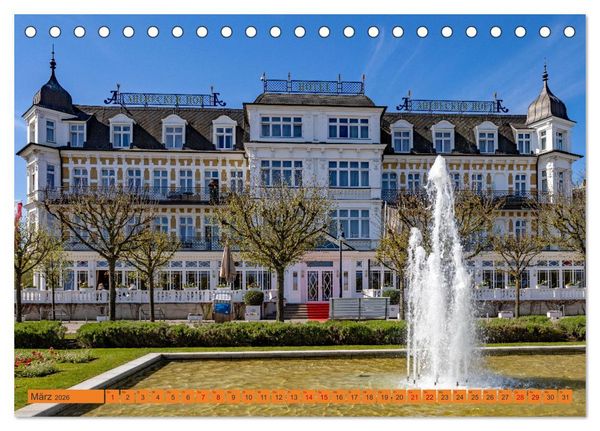 Produktbild: Mein Kaiserbad Ahlbeck (Tischkalender 2026 DIN A5 quer), CALVENDO Monatskalender